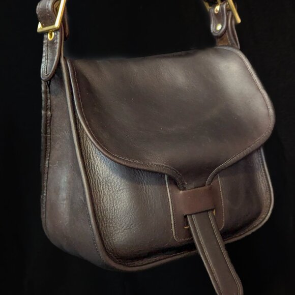 COACH Vintage New York Courier Bonnie Saddle Shoulder Bag Made in USA - Picture 15 of 17